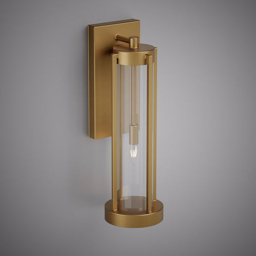 1 Lights WS1111-1AB Aged Brass  Dimmable 40W