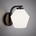 1 Lights Ella Black Wall Sconce Matte Black  Dimmable 60W