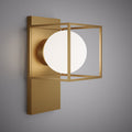 1 Lights Luna 1-light wall Sconce Aged Brass  Dimmable 60W