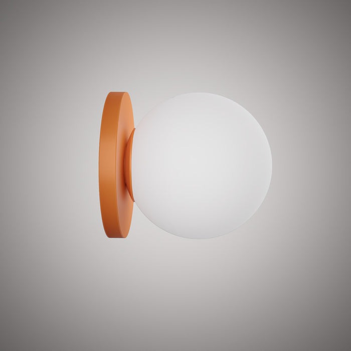 1 Lights Orbit  Wall Sconce Orange  Dimmable 60W