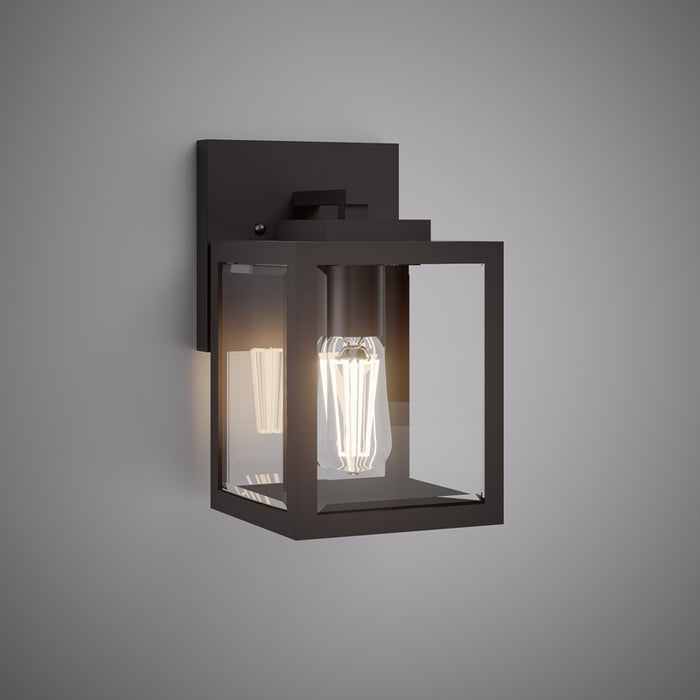1 Lights Terra 10-in wall light  Black powder Coated  Dimmable 60W