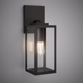 1 Lights Terra 17-in wall light  Black powder Coated  Dimmable 60W