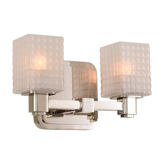 10'' Avanti 2 Light Polished Nickel Vanity Light