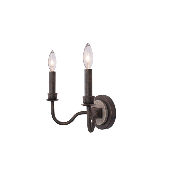 11'' Harper 2 Light Florence Gold Wall Sconce