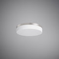 2 Lights Brushed nickel 11-in Flush mount Brushed nickel  Dimmable 120W