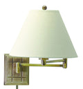 11-inch Arm Antique Brass Direct Wire Wall Swing Lamp