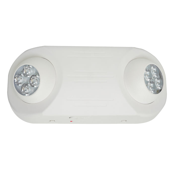 11-inch White Emergency Light with 5W Output and 120-277V Input