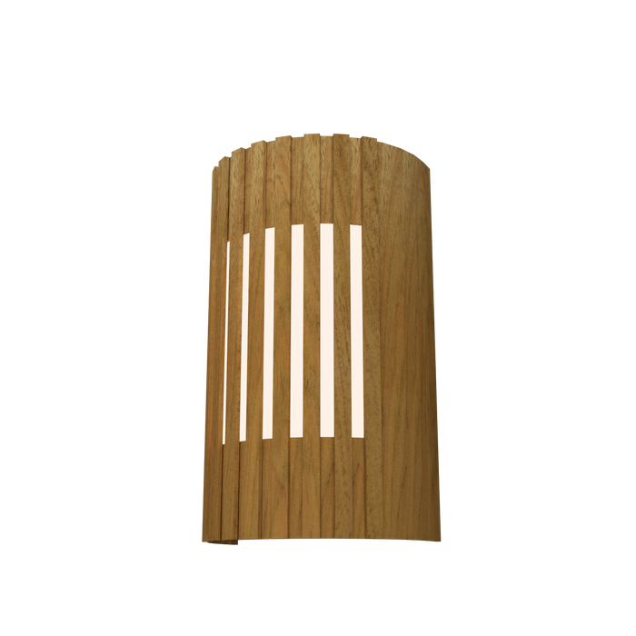 11.81'' Contemporary Slatted Accord Wall Lamp Light