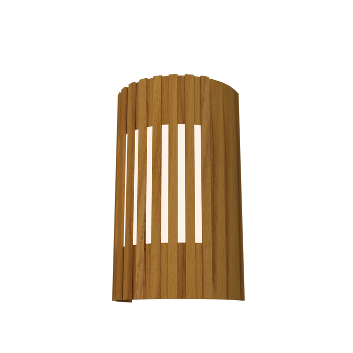 11.81'' Contemporary Slatted Accord Wall Lamp Light