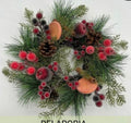 12" BEADED FRUIT CANDLE RING 4.5"ID