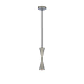 12'' Milo 1 Light Satin Nickel Pendant