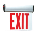 12.25-inch White Double Face Exit Sign with 3.14W Output