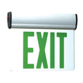 12.25-inch White Double Face Exit Sign with 4.32W Output