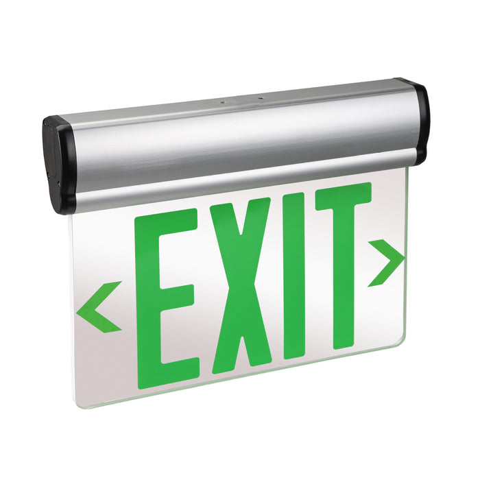 12.25-inch White Double Face Exit Sign