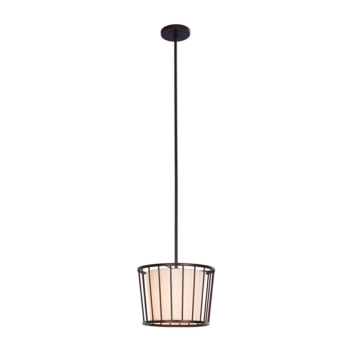 13'' Pacifica 1 Light Bronze Pendant