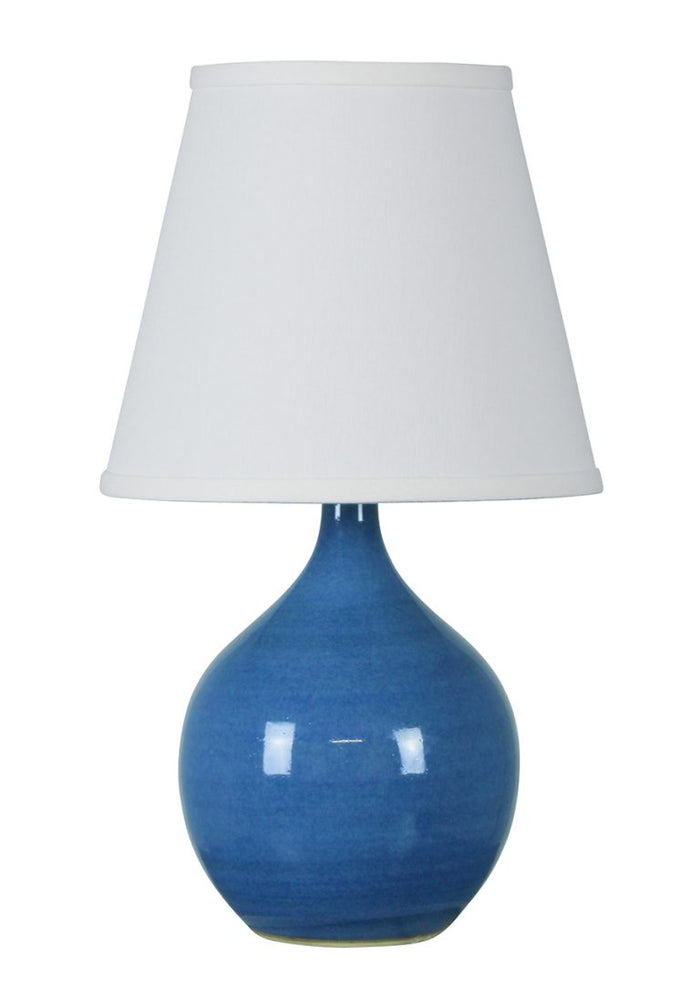 13.5-inch Scatchard Cornflower Blue Accent Table Lamp