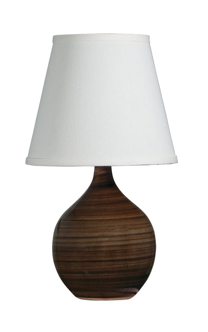 13.5-inch Scatchard Tiger Eye Accent Table Lamp