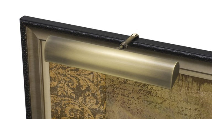 14-inch Classic Traditional Antique Brass Plug-In Picture Light
