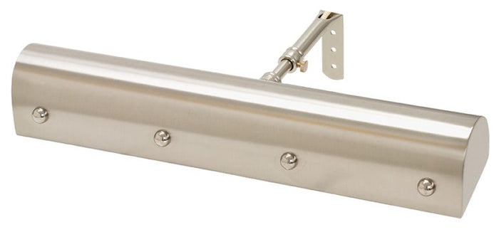 14-inch Classic Traditional Satin Nickel Polished Nickel Ball Plug-In Picture Light