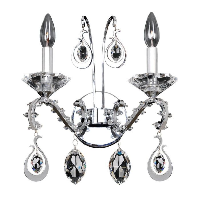 14.2'' Torreli 2 Light Chrome Wall Sconce