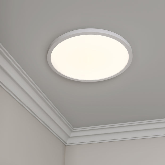 15-inch White Wall Light