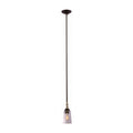 16'' Dillon 1 Light Milled Iron Pendant