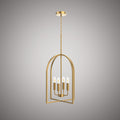 16-inch Aged Brass Dimmable Pendant Light