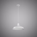 16-inch Matte White Dimmable Pendant Light