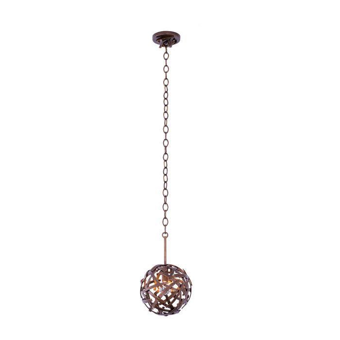 16.75'' Ambassador 1 Light Copper Patina Pendant
