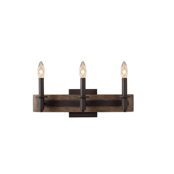 18'' Duluth 3 Light Satin Bronze Vanity Light