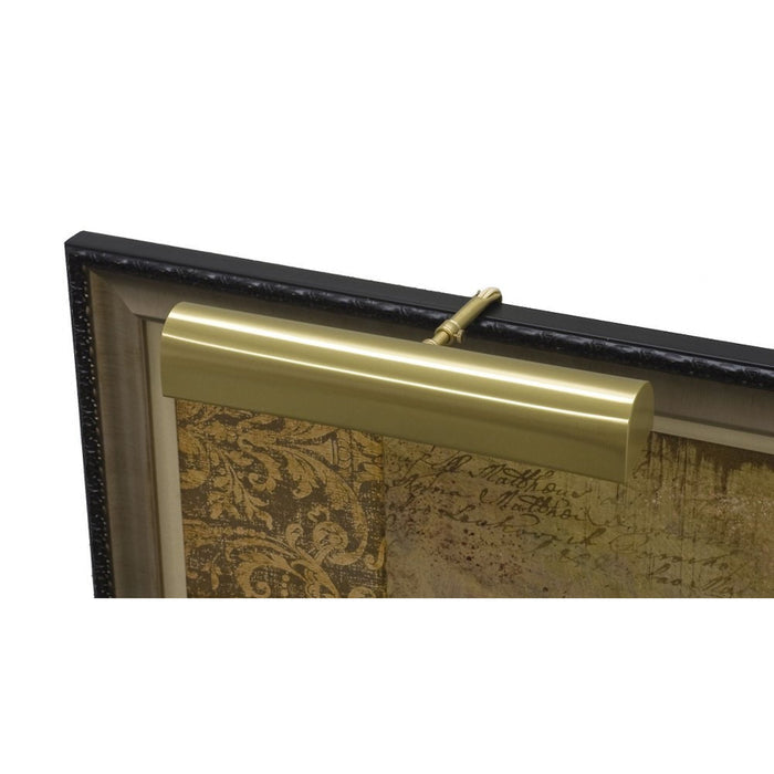 18-inch Classic Traditional Antique Brass in-Line Hi-Lo Switch Plug-In Picture Light