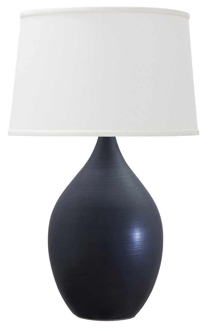 18.5-inch Scatchard Matte Black Table Lamp