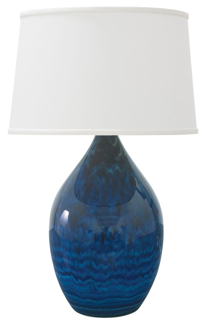 18.5-inch Scatchard Midnight Blue Table Lamp