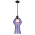 19'' Cores 1 Light Matte Black Pendant