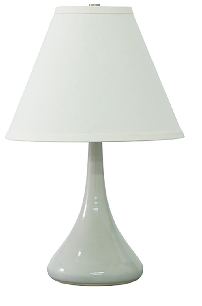 19-inch Scatchard Gray Gloss Table Lamp
