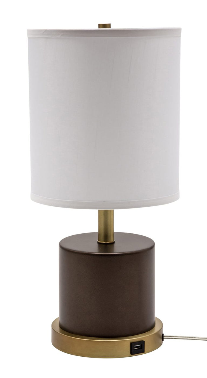 19.5-inch Rupert Chestnut Bronze Accent Table Lamp