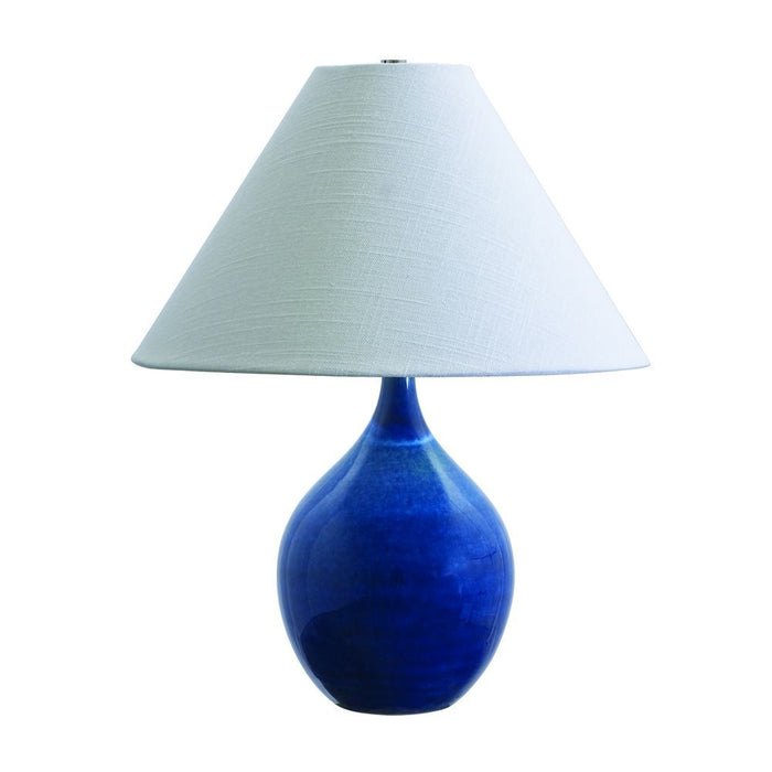 19.5-inch Scatchard Midnight Blue Table Lamp