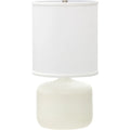 19.5-inch Scatchard White Gloss Table Lamp