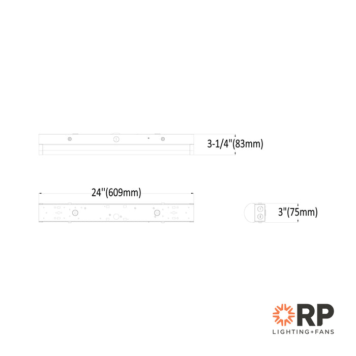 2-foot White Strip Light