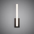 20-inch Matte Black Dimmable Wall Sconce