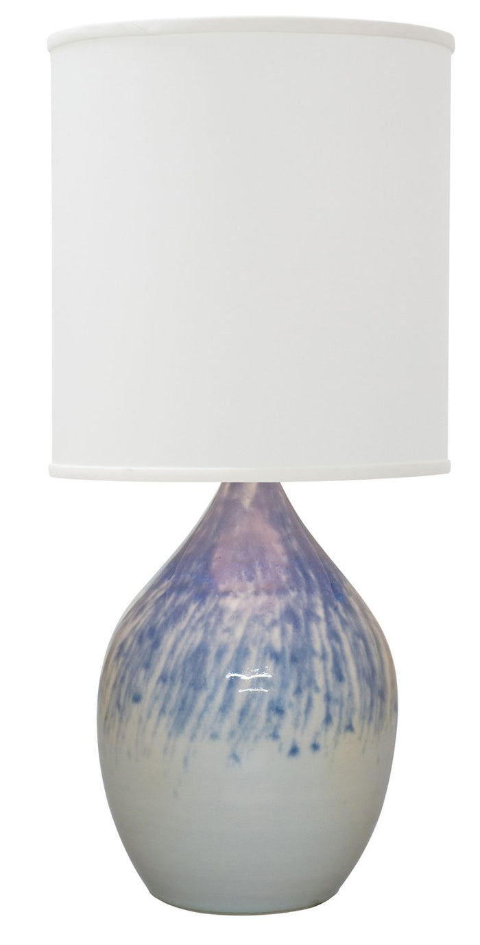 20.5-inch Scatchard Decorated Gray Table Lamp