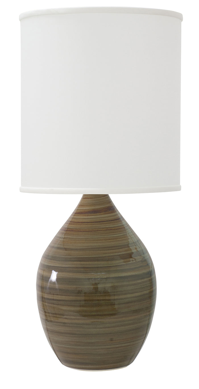 20.5-inch Scatchard Tiger Eye Table Lamp