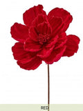21" VELVET MAGNOLIA STEM W/12"D
