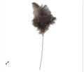 22 INCH BROWN FEATHER SPRAY