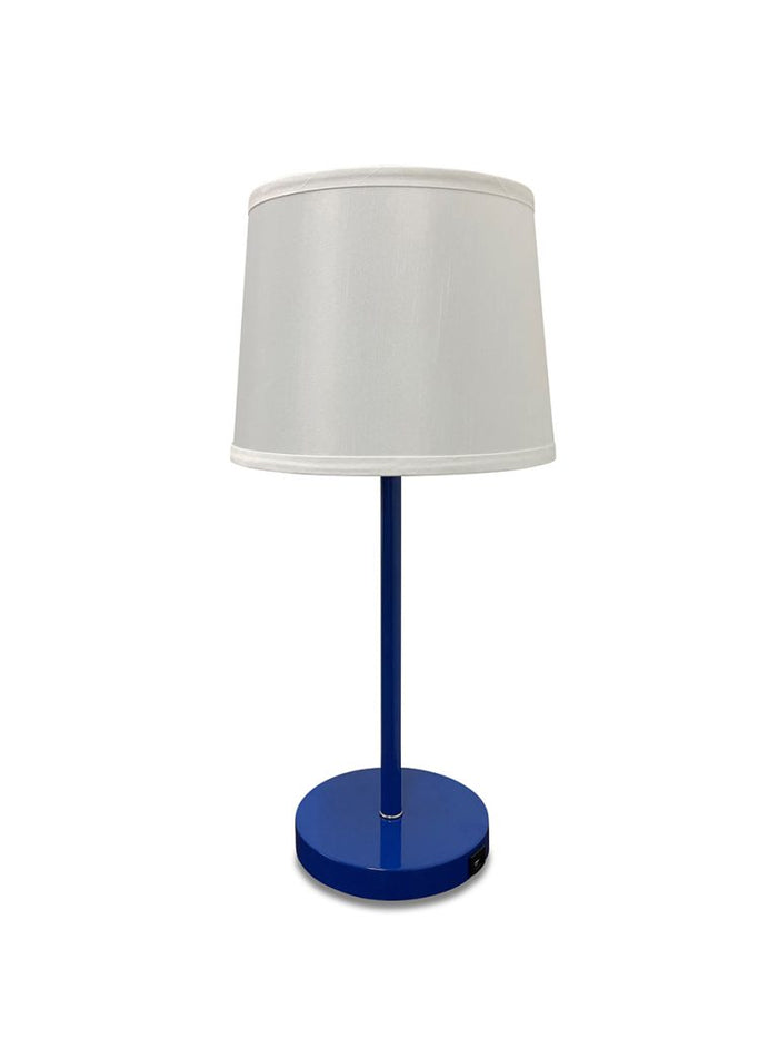 23-inch Sawyer Cobalt Satin Nickel Table Lamp