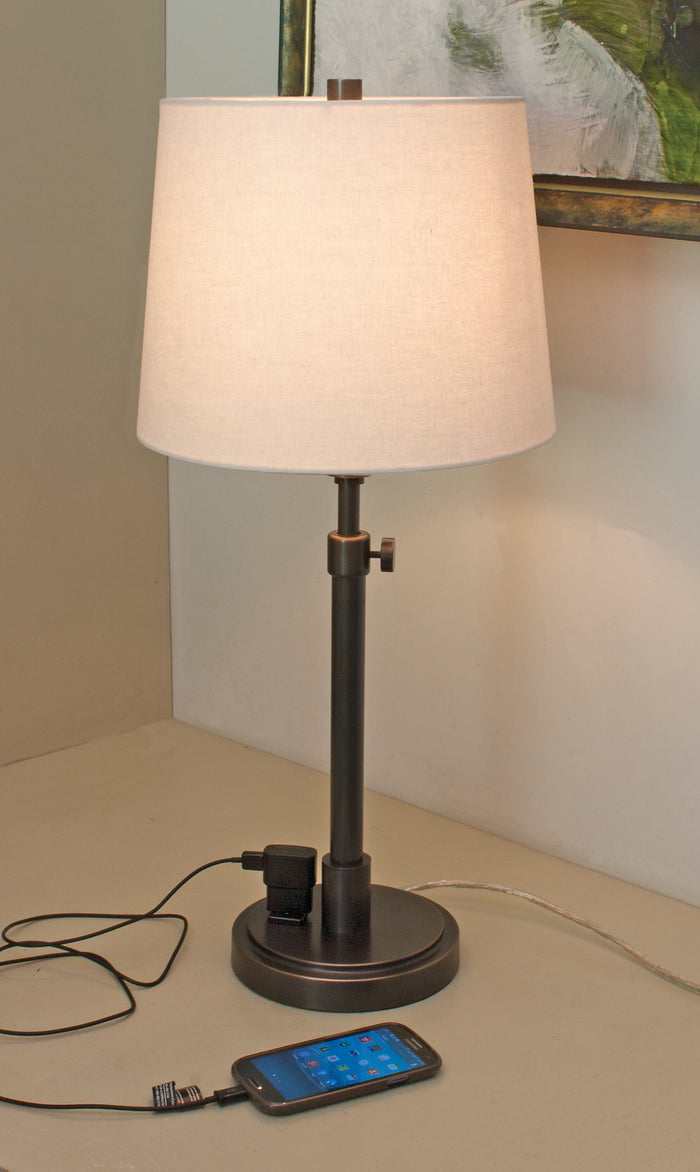 23-inch Townhouse Oil Rubbed Bronze LED Table Lamp