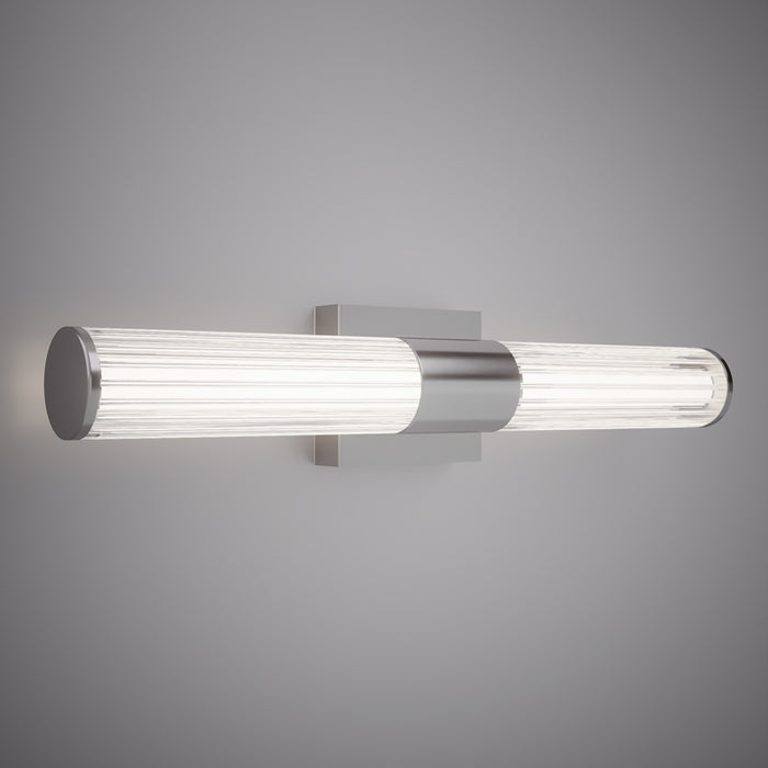 Brushed Nickel 24" LED Vanity Light  3CCT 2100 Lumens Dimmable