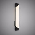24-in wall/vanity light Matte Black  Dimmable 30W