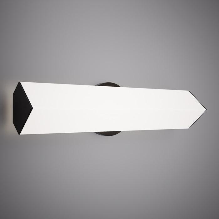 Matte Black 24" LED Vanity Light  3CCT 2050 Lumens Dimmable