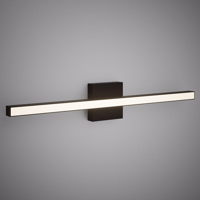 Matte Black 24" LED Linear Vanity Light  3CCT Dimmable